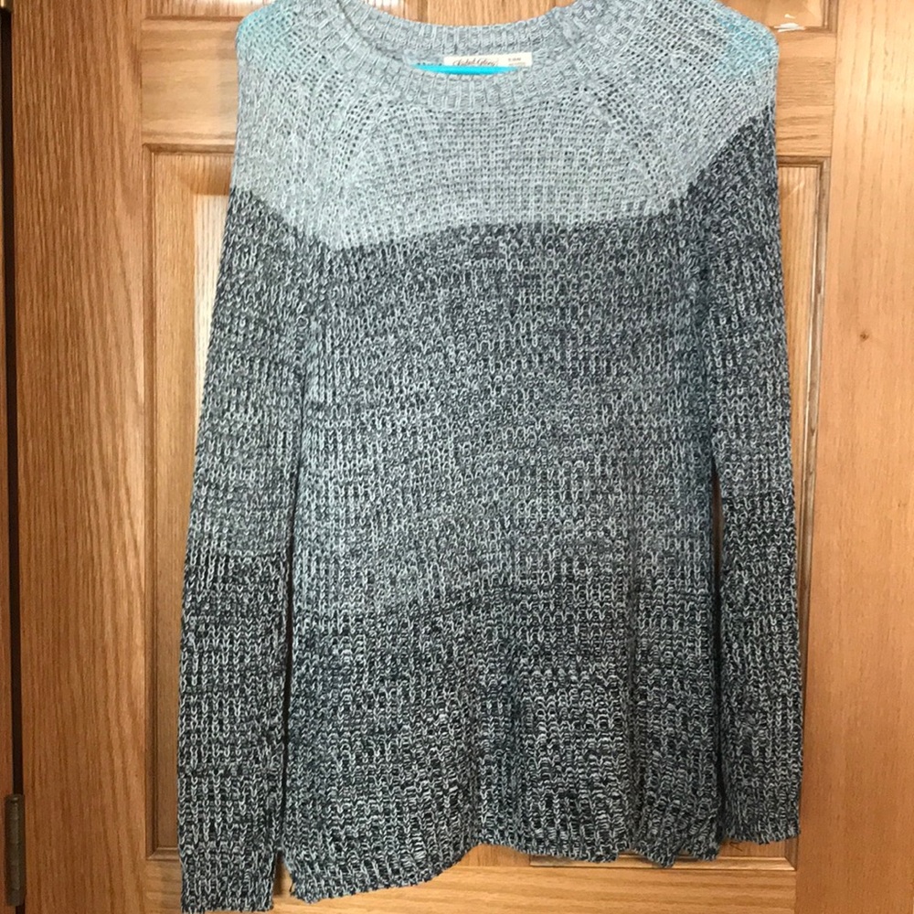 Multi-Color Black Sweater.